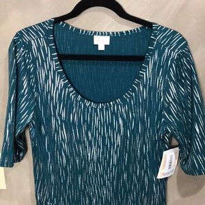 NWT Elegant Ana maxi dress, teal with silver